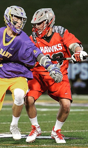 Monks playing lacrosse for UHart