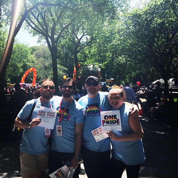 Andrew Leahy '01, M'03 at Nautica AIDS Walk 2017