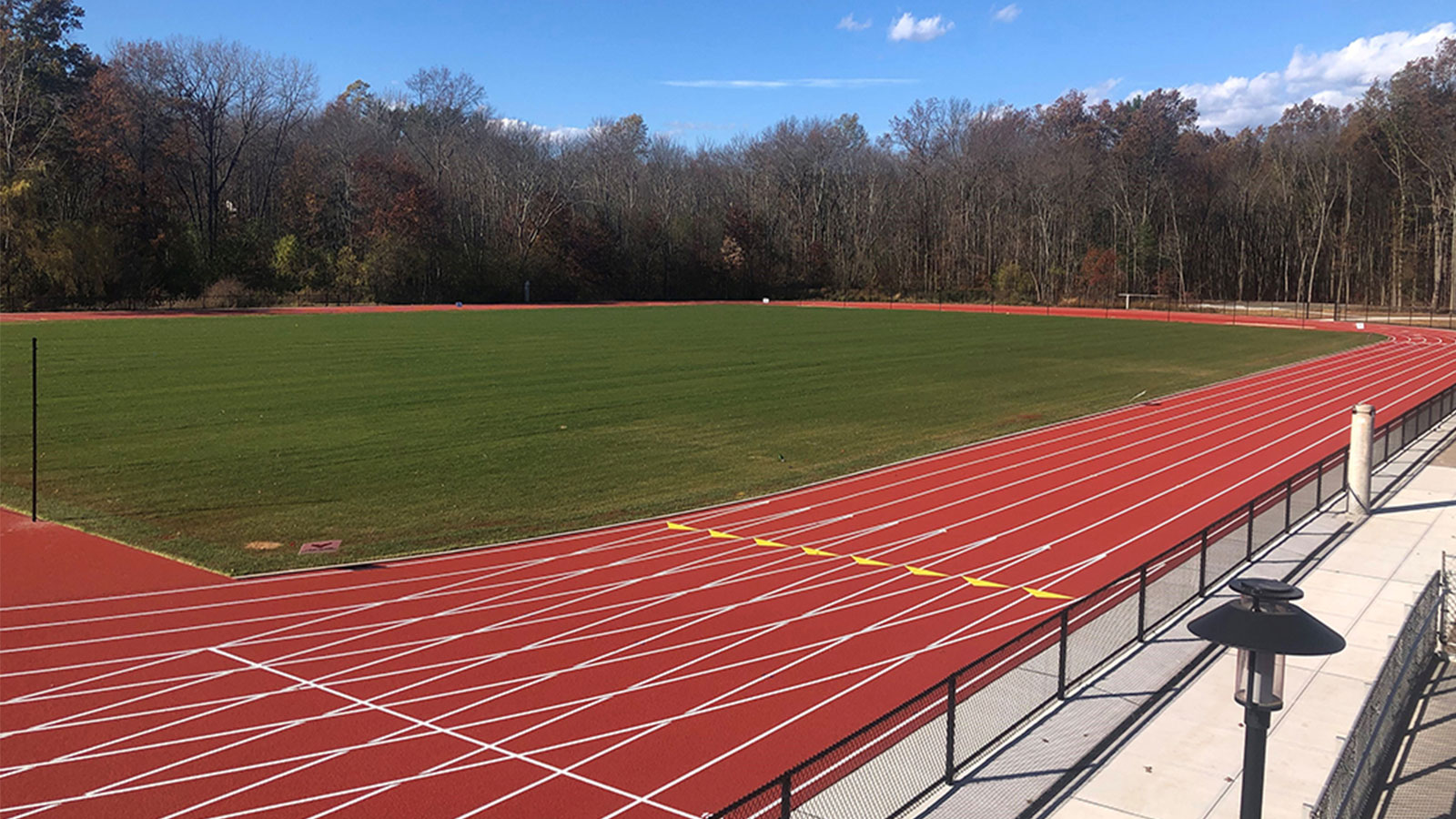 The Grant Family Track and Field at University of Hartford.