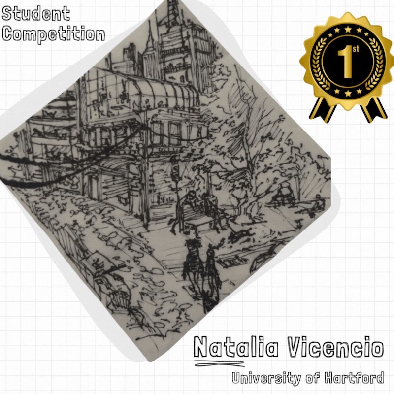 winning photo of napkin contest sketch