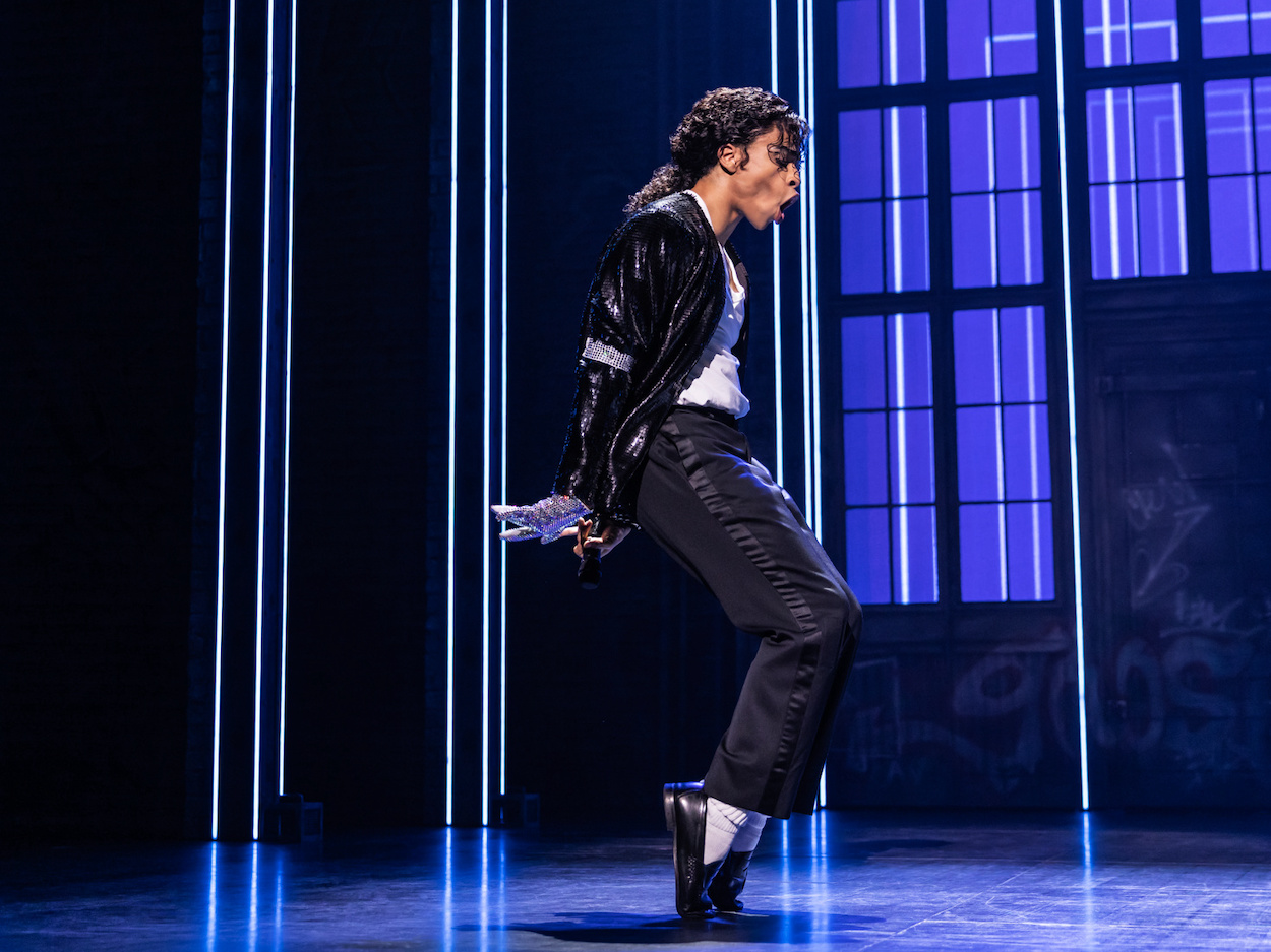 Photo credit details: Jamaal Fields-Green in "MJ" (Photo: Matthew Murphy), from Broadway.com