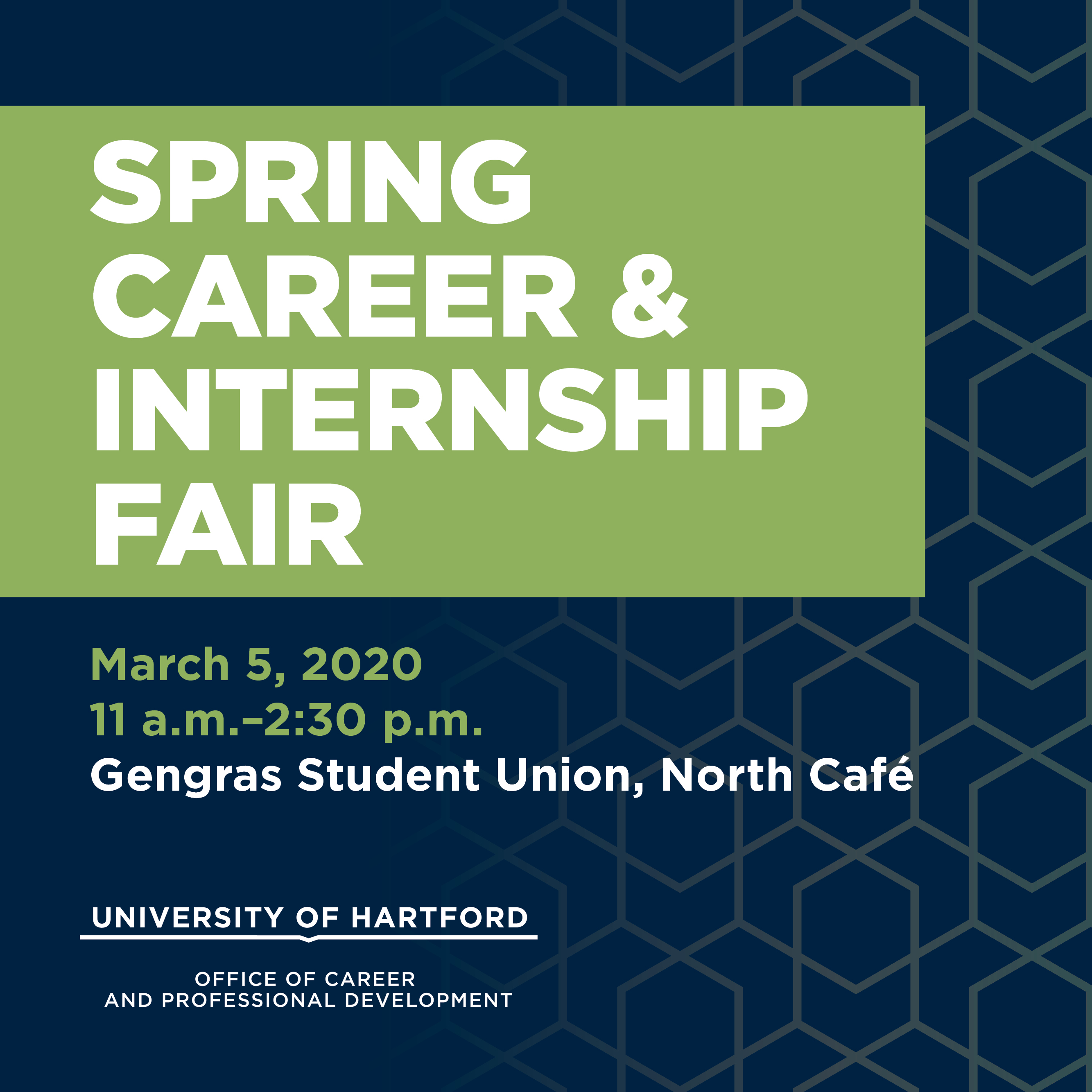 Spring Career and Internship Fair Today University of Hartford