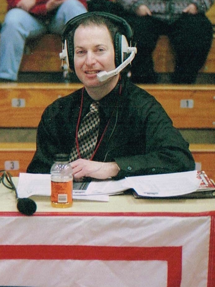 photo of Jonathan Easterbrook with headphones